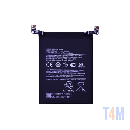 Battery BP4K For Xiaomi Redmi Note 12 Pro/Poco X5 Pro 5000mAh